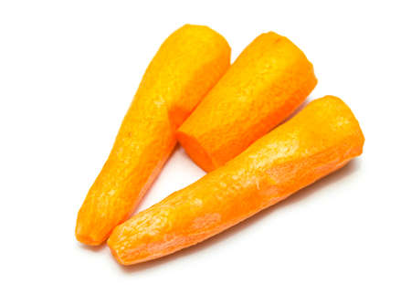 carrot on white backgroundの写真素材