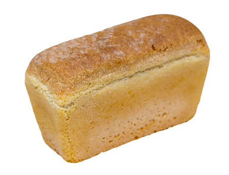 bread on white backgroundの写真素材
