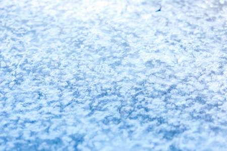 winter blue background frozen lakeの写真素材