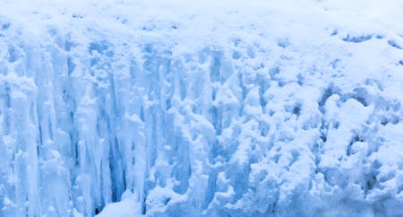 winter frozen lakeの写真素材