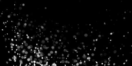 flour on black backgroundの写真素材