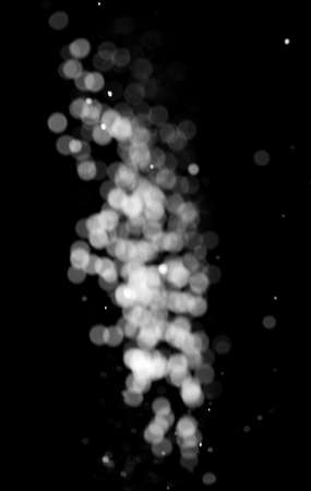flour on black backgroundの写真素材