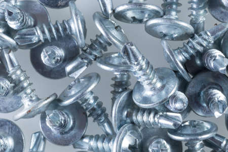 macro photo screws, metal screw, steel screw, macro screw, screw repair