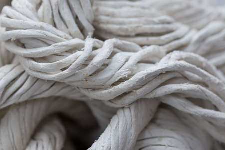 Flame-resistant ropes, ropes and cordsの写真素材