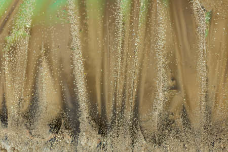 ice abstract textured backgroundの写真素材