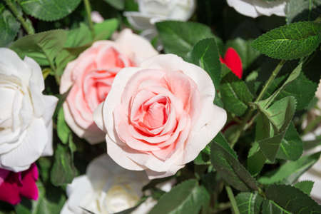 decorative artificial flowersの写真素材