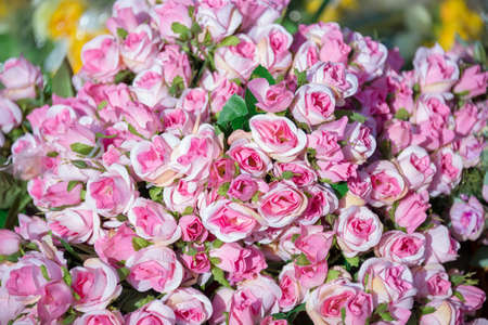 decorative artificial flowersの写真素材