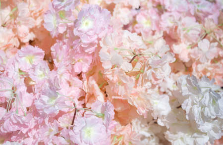 decorative artificial flowersの写真素材