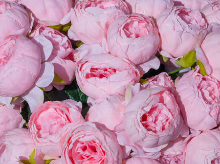 decorative artificial flowersの写真素材
