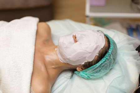 cosmetology procedure in the cosmetology roomの写真素材