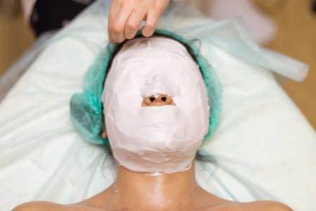 cosmetology procedure in the cosmetology roomの写真素材