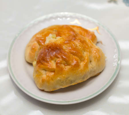 Hot samsa with lambの写真素材