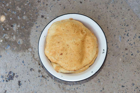Fried puffy bread of Kazakhstan known as Baursak
