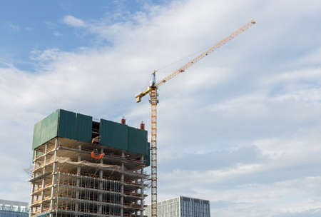 Astana, Kazakhstan - 11. 06. 2019: Walking through the city with a camera and photographs of various...