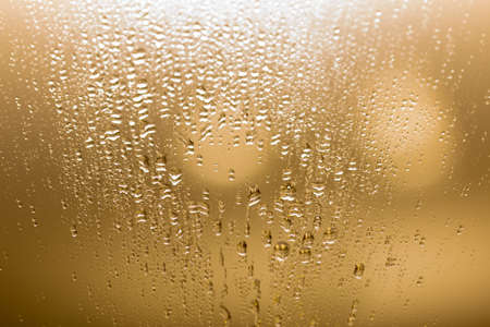 Abstract background, wash spray glass by spraying detergent on a mirrorの写真素材