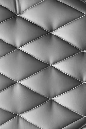Black leather texture decorate backgroundの写真素材