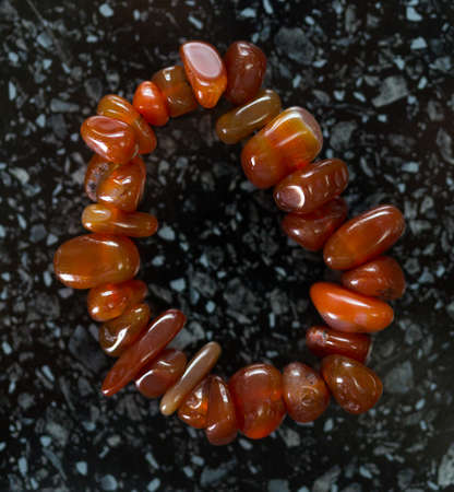 beads on the table, jewelryの写真素材