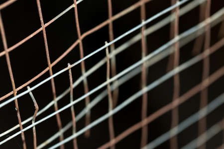 mesh, black, closeup, soft art selective focus.の写真素材