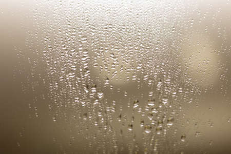 Abstract background, wash spray glass by spraying detergent on a mirrorの写真素材