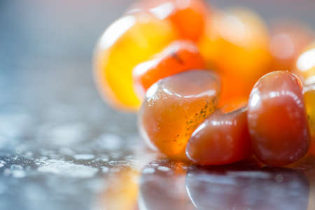 beads on the table, jewelryの写真素材