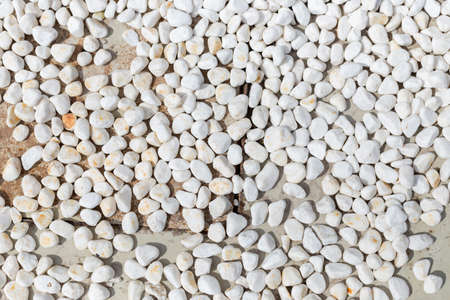 White decorative stones underwater, stone decoration fountain