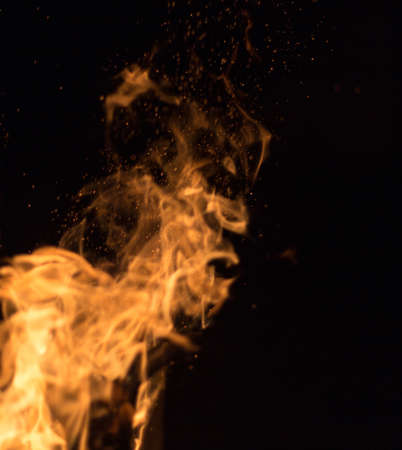 Fire creates endless shapes as it burns, flames and black backgrounds create interesting textures....