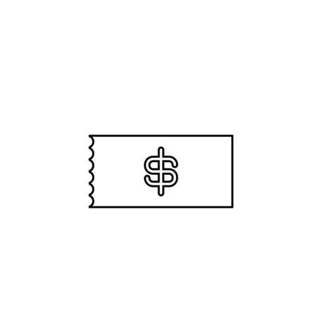 Money Icon white background. Suitable for your web icon or business applicationのイラスト素材