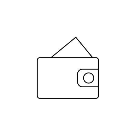Vector graphic of wallet Icon. Good for business themed decorations.のイラスト素材