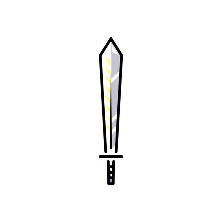 Illustration vector graphic of Sword item.
good for Game themed decorations.のイラスト素材