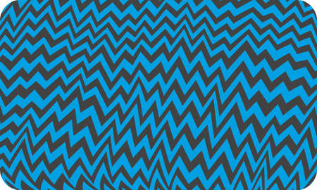 cartoon electric tv static interference zigzag pattern in cyan and black with rounded cornersの写真素材