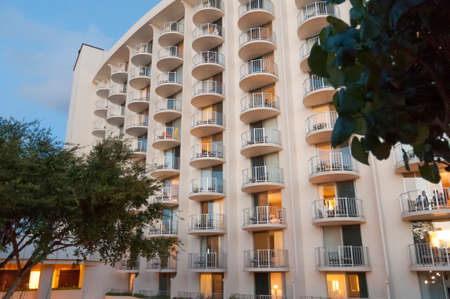 Maui, HI - April 19, 2008 - The Westin Resort at sunset on the island of Maui in Hawaii, USAのeditorial素材