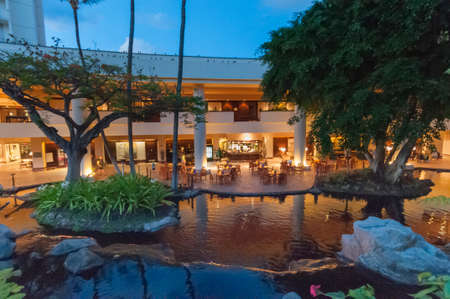 Maui, HI - April 19, 2008 - The Westin Resort at sunset on the island of Maui in Hawaii, USAのeditorial素材