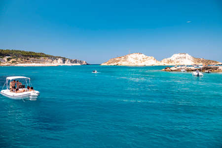 Tremiti Islands (Apulia). August 2021. Glimpse and summer landscapeのeditorial素材