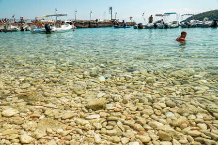 Tremiti Islands (Apulia). August 2021. Glimpse and summer landscapeのeditorial素材