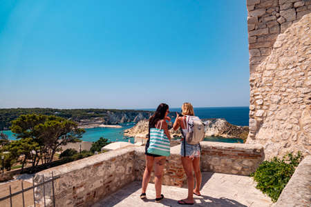 Tremiti Islands (Apulia). August 2021. Glimpse and summer landscape