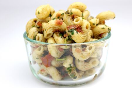 Pasta Salad in a Bowlの写真素材