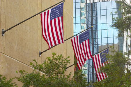 3 flags flying high