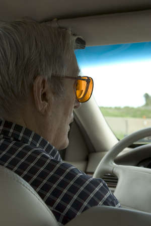elderly driverの写真素材