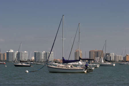 Sailboats sittingの写真素材