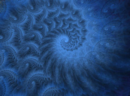 An abstract computer generated modern fractal design on dark background. Abstract fractal color...