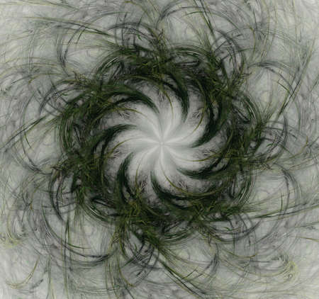 Elementary Particles series. Interplay of abstract fractal forms on the subject of nuclear physics....