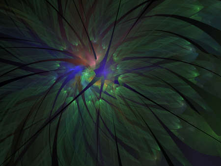Gentle and soft fractal flowers