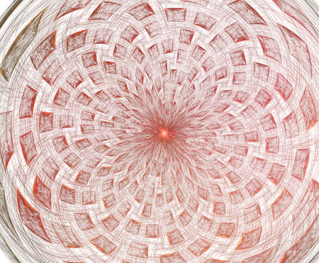Abstract fractal composition. Magic explosion star with particles, motion illustration.