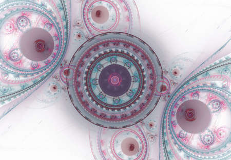 Abstract steampunk design, mechanical design, cogwheel engine. Modern fractal mechanical and...