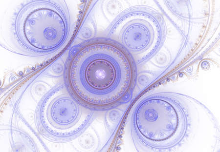 Abstract steampunk design, mechanical design, cogwheel engine. Modern fractal mechanical and steampunk backgroundの写真素材
