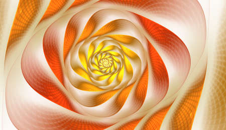 Abstract fractal with grids and spirals, spiral flower usable for desktop wallpaper or for creative...
