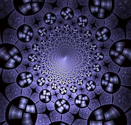 Radial Abstract shape. Geometrical pattern background. Floor tile, wallpaper, wrapping paperの写真素材