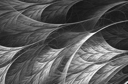 An abstract computer generated fractal design. Abstract fractal color texture. Rainbow feather