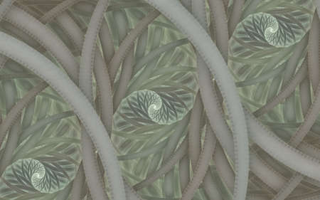 Abstract textured spiral 3d ornament. Fractal texture. For invitations, notebook covers, phone case,...