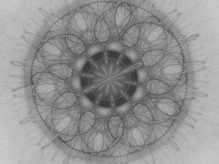 Unique kaleidoscope design. abstract fractal mandala illustration with kaleidoscopically pattern. Abstract background for designの写真素材